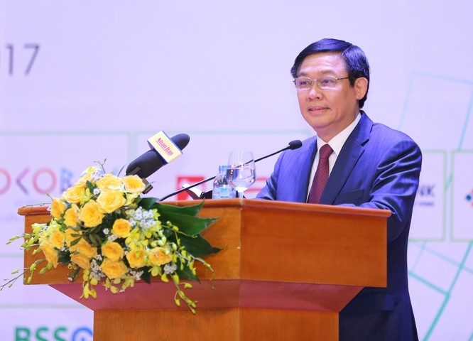 Phó Thủ tướng Vương Đình Huệ phát biểu tại Diễn đàn. Ảnh: VGP/Thành Chung.