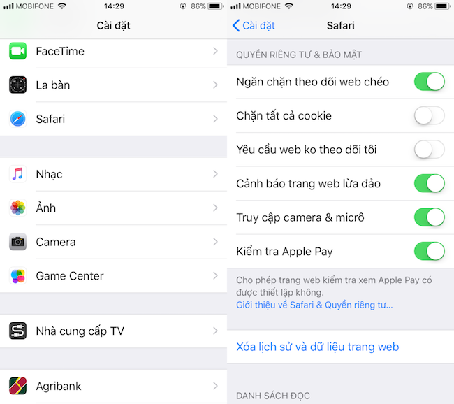 4 cách tăng tốc trình duyệt Safari trên iPhone ảnh 2