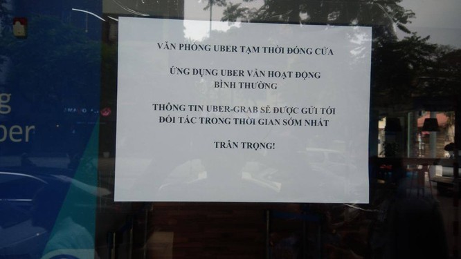 Văn phòng Uber Việt Nam tạm đóng cửa sau vài giờ Grab phát thông cáo sáp nhập ảnh 1