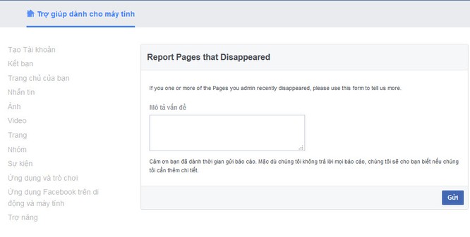 Hướng dẫn khôi phục Fanpage Facebook bị khóa ảnh 2