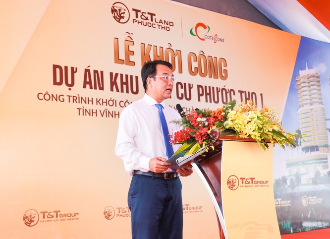 Ông Lữ Quang Ngời, Chủ tịch UBND tỉnh Vĩnh Long đánh giá cao sự lựa chọn của Tập đoàn T&T Group khi đầu tư vào dự án khu dân cư Phước Thọ tại TP Vĩnh Long.