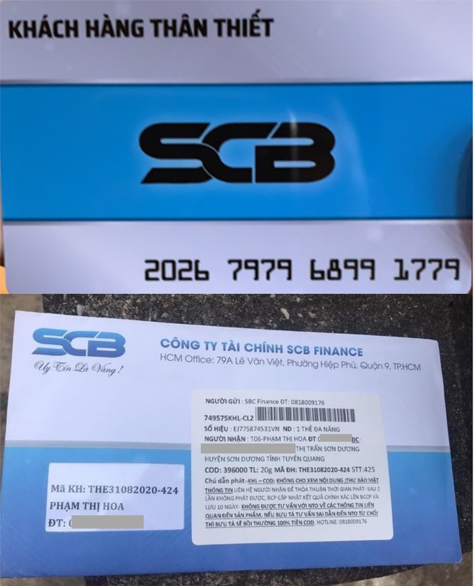 SCB cảnh báo thủ đoạn mạo danh nhân viên ngân hàng để lừa đảo mở thẻ tín dụng giả ảnh 1