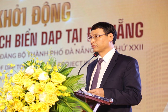  Ông Hồ Kỳ Minh, Ủy viên Ban Thường vụ Thành ủy, Phó Chủ tịch UBND Thành phố Đà Nẵng phát biểu tại sự kiện