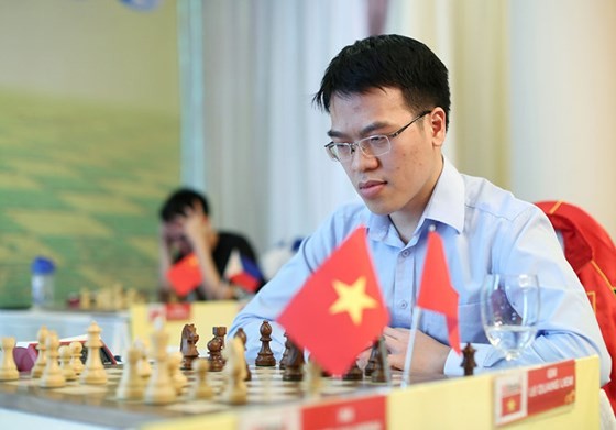 Giải vô địch cờ vua châu Á 2019: Kỳ thủ Lê Quang Liêm lần đầu lên ngôi (ảnh LĐ Cờ VN)