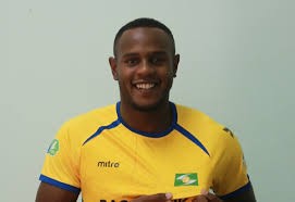 ngoại binh Joel Vinicius đang nằm tốp dẫn đầu danh sách ghi bàn tại lượt đi V.League 2019 được kỳ vọng sẽ thành cặp “súng thần công” với Olaha (ảnh SLNA)