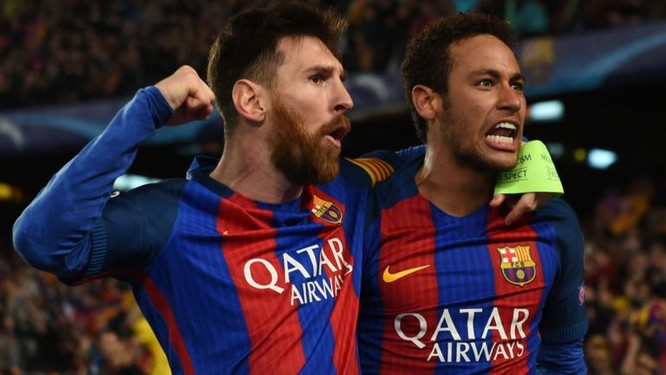 Giấc mớ CĐV xứ Catalonia về sự tái hợp giữa Neymar với Messi đã không thành. Ảnh CLB.