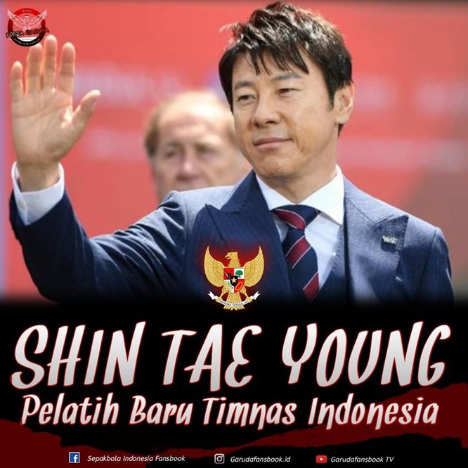 Liên đoàn bóng đá nước này muốn HLV Shin Tae-yong “tái thiết” lại bóng đá sớm Indonesia, sớm đưa bóng đá nước này đuổi kịp Thái Lan, Việt Nam. Ảnh PSSI