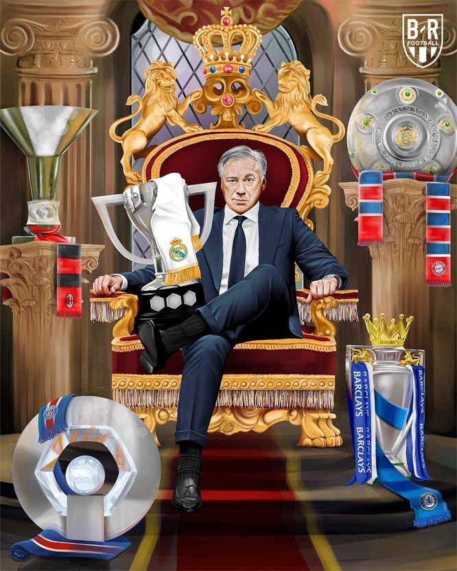 HLV Carlo Ancelotti trở thành nhà cầm quân vô địch 5 giải đấu ảnh 1