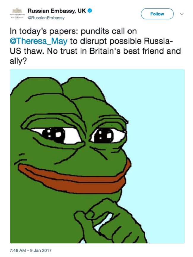Chết cười với những lần chính phủ Nga “troll” Mỹ và Anh trên Twitter ảnh 6