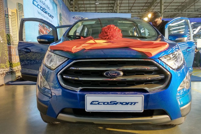 Phần đầu xe của Ford EcoSport 2018 nhận được nhiều thay đổi nhất