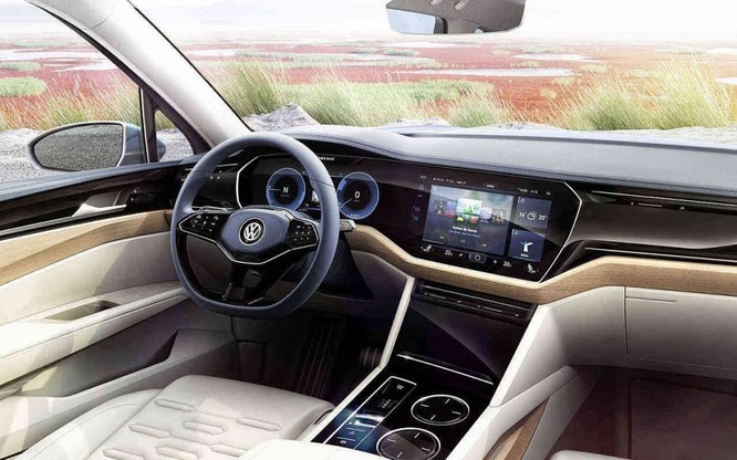 VW Touareg 2019 thế hệ mới chuẩn bị ra mắt toàn thế giới ảnh 1