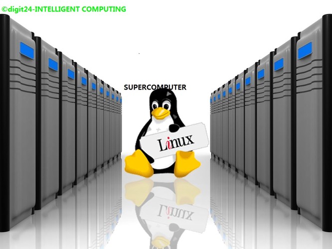 Linux đang được cài đặt trên toàn bộ 500 siêu máy tính mạnh nhất thế giới. Ảnh: Linux Journal. 