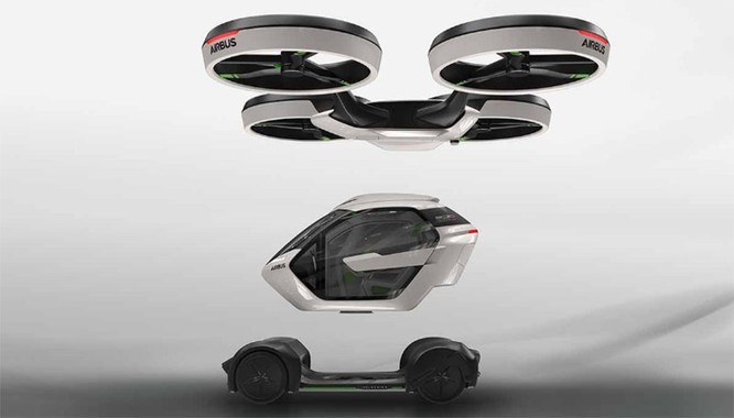 Airbus thử nghiệm mô hình taxi “đính kèm” với máy bay không người lái ảnh 1