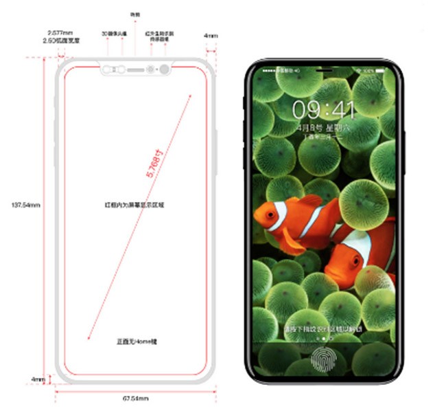 Rò rỉ bản vẽ thiết kế iPhone 8 từ nội bộ Foxconn ảnh 5
