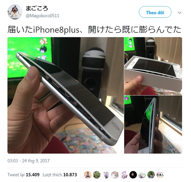 Thêm một trường hợp pin iPhone 8 Plus bị phồng rộp ảnh 1