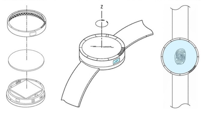 Đồng hồ Gear S4 sẽ có cảm biến vân tay, dây đeo chứa pin? ảnh 2