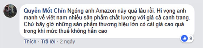 Amazon chuẩn bị “đổ bộ” vào Việt Nam, dân mạng nói gì? ảnh 2