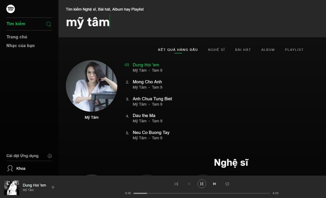 Spotify chính thức có mặt tại Việt Nam, giá thuê bao rất rẻ ảnh 1