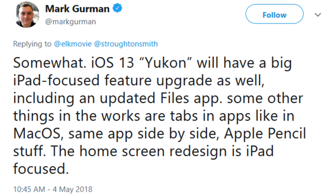 Hé lộ một số tính năng của hệ điều hành iOS 13 “Yukon” ảnh 1