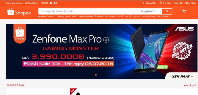 10-13 giờ hôm nay, ZenFone Max Pro được bán với giá khuyến mãi trên Shopee ảnh 1