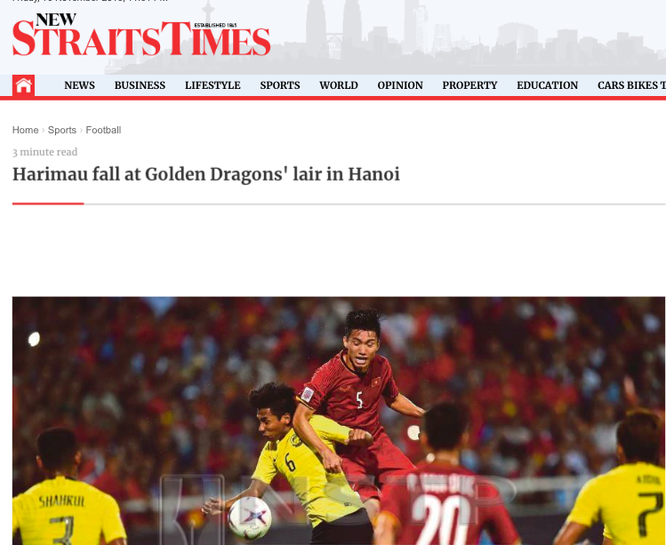 Báo chí Malaysia viết gì về trận thua trước đội tuyển Việt Nam? ảnh 1