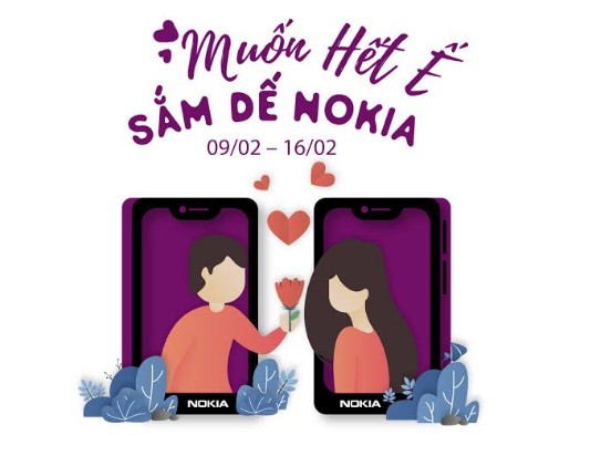 HMD khuyến mãi cho khách hàng mua điện thoại Nokia nhân dịp Valentine ảnh 1