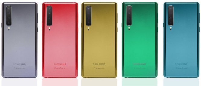 Samsung Galaxy Note 10 có bộ vỏ cầu vồng và thiết kế sang chảnh ảnh 3
