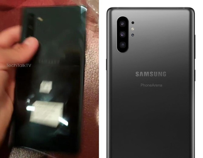 Samsung Galaxy Note 10+ lộ ảnh trên tay ảnh 1