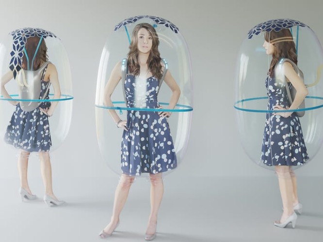 Áo bong bóng – sáng chế giúp người mặc tránh được virus Corona ảnh 1