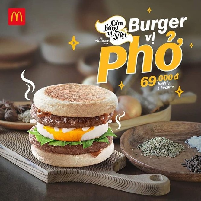 Dân mạng tranh cãi việc McDonald’s ra mắt Burger vị phở ảnh 1