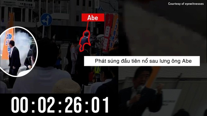Vụ ám sát ông Abe: Hình ảnh và video mới công bố cho thấy lỗ hổng bảo vệ yếu nhân ảnh 6