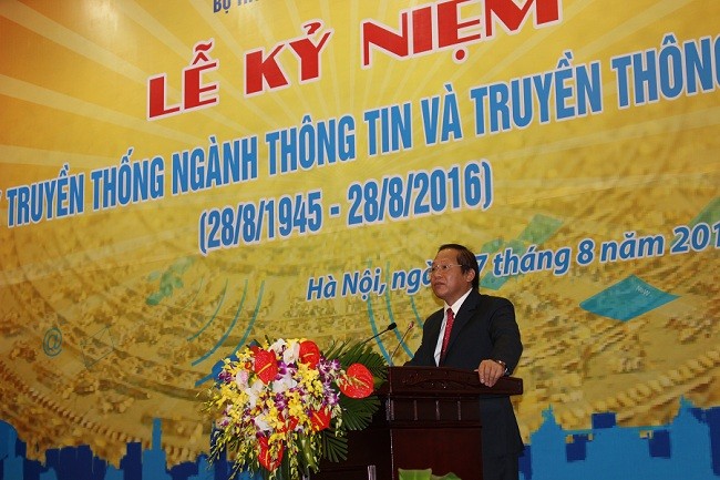 Ông Trương Minh Tuấn, Bộ trưởng Bộ TT&TT.