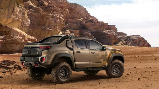 Chevrolet Colorado ZH2 concept: Xe “tàng hình” của Quân đội Mỹ ảnh 1