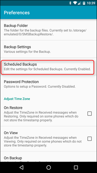 Backup tin nhắn SMS vào email, Dropbox, Google Drive ảnh 12