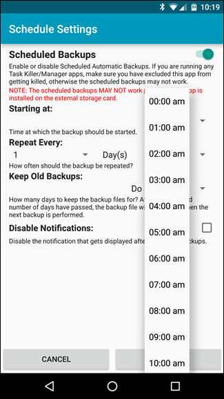 Backup tin nhắn SMS vào email, Dropbox, Google Drive ảnh 14