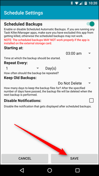 Backup tin nhắn SMS vào email, Dropbox, Google Drive ảnh 16