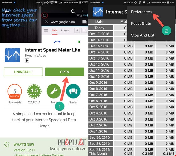 Cách hiển thị tốc độ Wi-Fi trên smartphone ảnh 1
