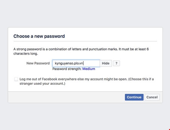 3 bước giúp lấy lại mật khẩu Facebook ảnh 4