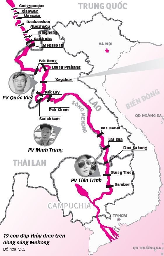 Thủy điện Xayaburi chặn dòng nước Mekong ảnh 1