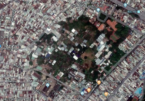 Khu vực vườn rau Lộc Hưng. Ảnh: Google Map.