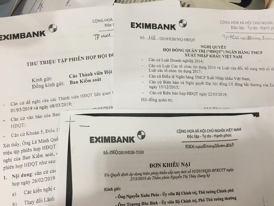 Eximbank khiếu nại quyết định của tòa án liên quan vụ bầu chủ tịch HĐQT mới - Ảnh 1.