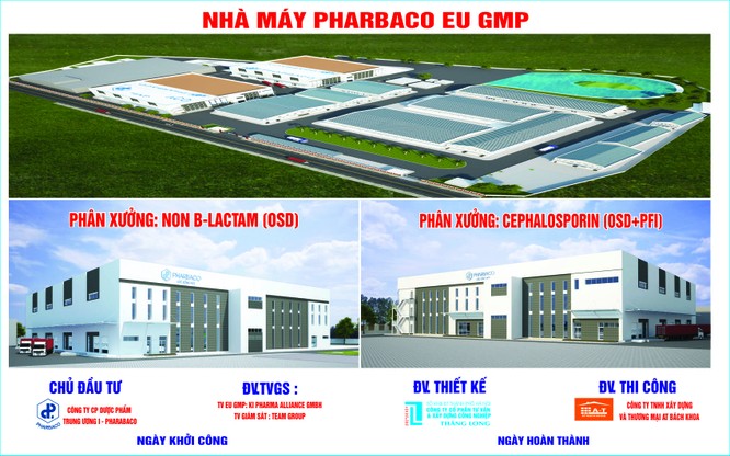 Dự án nhà máy Pharbaco tiêu chuẩn EU - GM