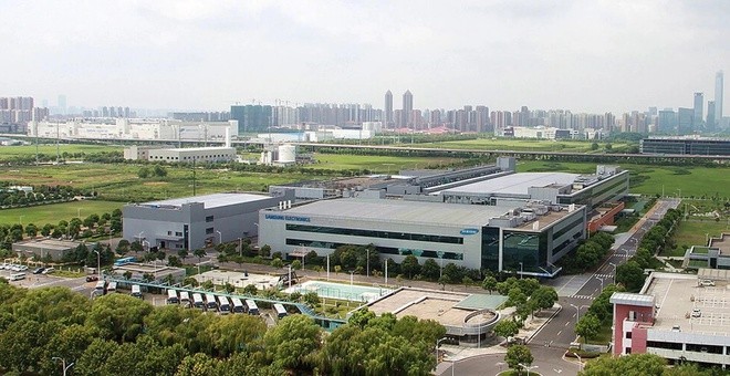 Nhà máy Samsung tại Tô Châu, Trung Quốc. Ảnh: Samsung.