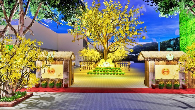 Tết Việt Canh Tý 2020 hấp dẫn với phố ông Đồ rực sắc mai vàng ảnh 1