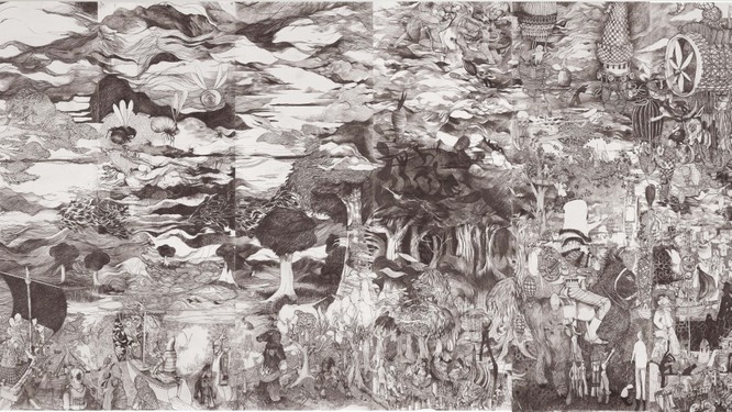 Triển lãm Giao điểm thảm họa của họa sĩ François Andes trong tuần cao điểm mùa dịch viêm phổi Vũ Hán do virus Corona 