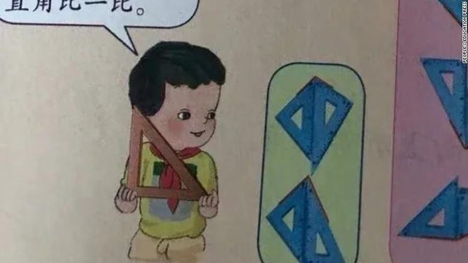 Sách giáo khoa Trung Quốc gây bão mạng vì minh họa khêu gợi ảnh 1