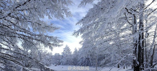 Băng tuyết phủ trắng các danh thắng ở Trung Quốc ảnh 12