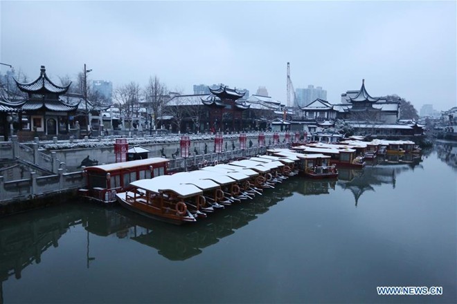 Băng tuyết phủ trắng các danh thắng ở Trung Quốc ảnh 3