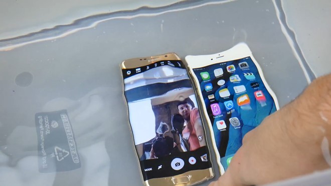 Video: Galaxy S7 edge so độ bền với iPhone 6S Plus ảnh 6