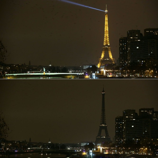 Tháp Eiffel trong Giờ Trái Đất